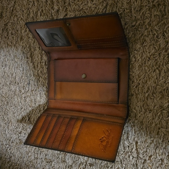 Patricia Nash Burnt Brown Trifold Wallet - Picture 5 of 5